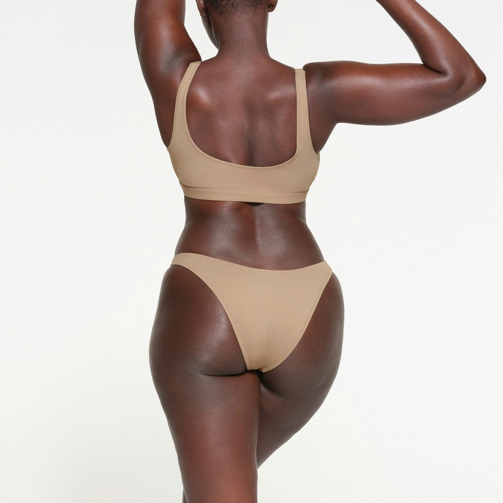 SKMS set SWIM BANDEAU BIKINI TOP and  CHEEKY TANGA  BOTTOM in SET - Picture 2 of 10